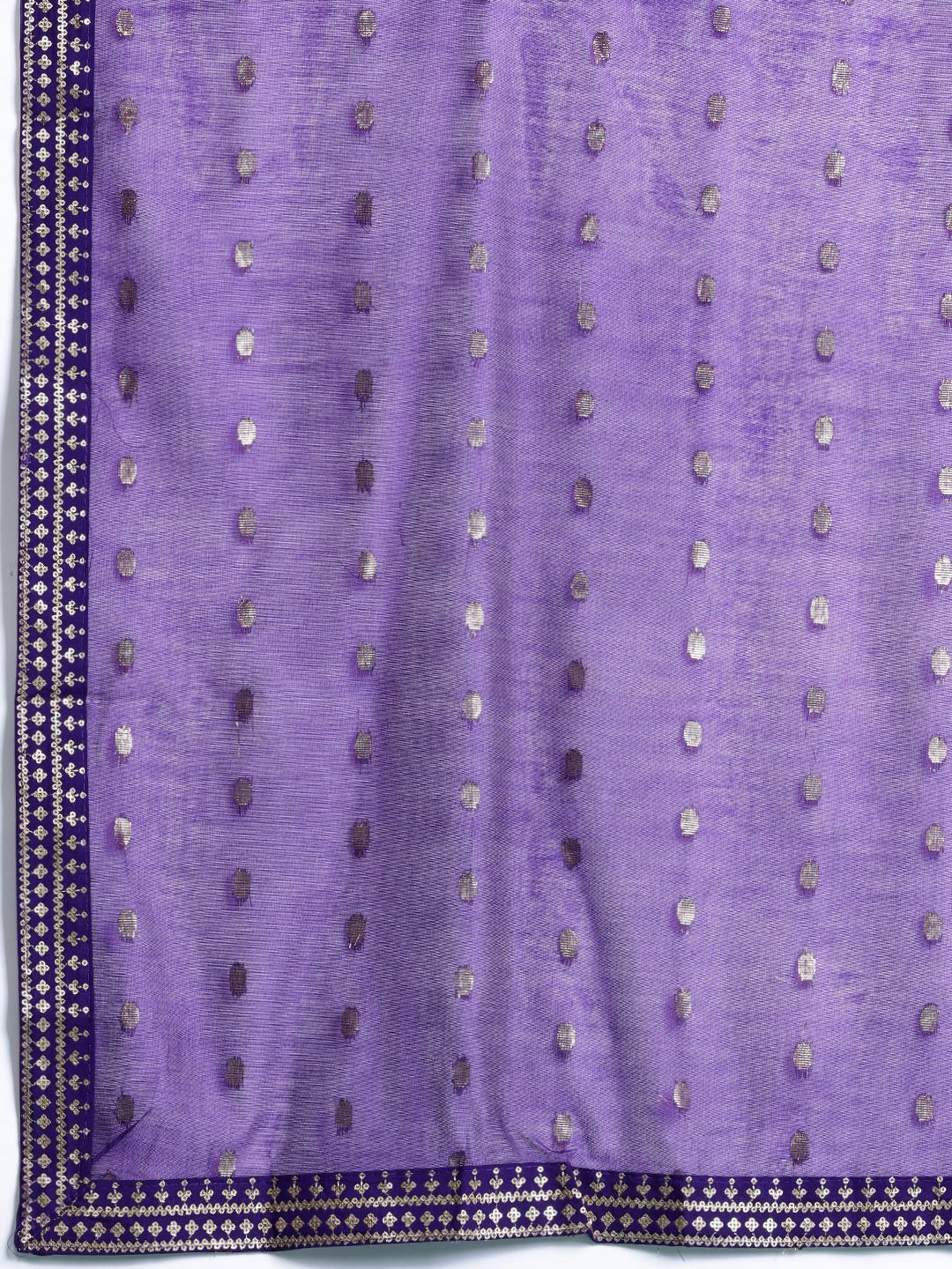 Indo Era Ethnic Motifs Embroidered Sequinned Kurta with Trousers & Dupatta