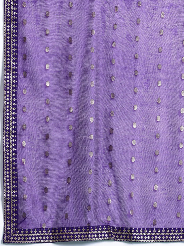 Indo Era Ethnic Motifs Embroidered Sequinned Kurta with Trousers & Dupatta