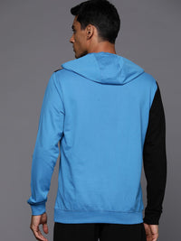 HRX by Hrithik Roshan Colourblocked Hooded Sweatshirt