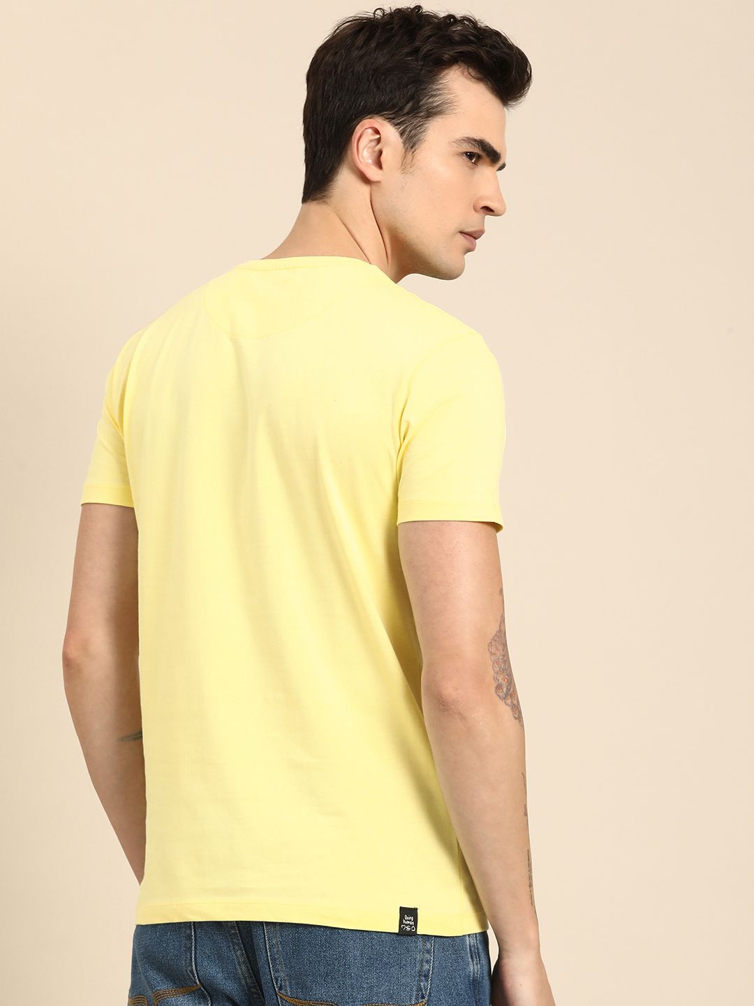 Being Human Typography Printed Pure Cotton T-shirt