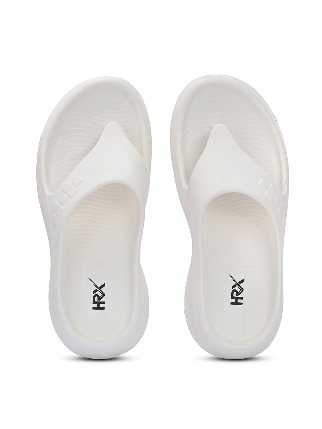 HRX by Hrithik Roshan Men Off White Thong Flip-Flops