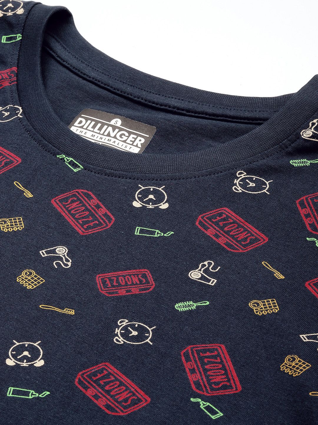 DILLINGER Printed Pure Super Combed Cotton Boxy T-shirt
