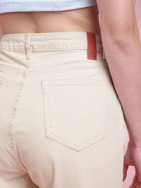 DressBerry Women Mom Fit Mid-Rise Stretchable Jeans