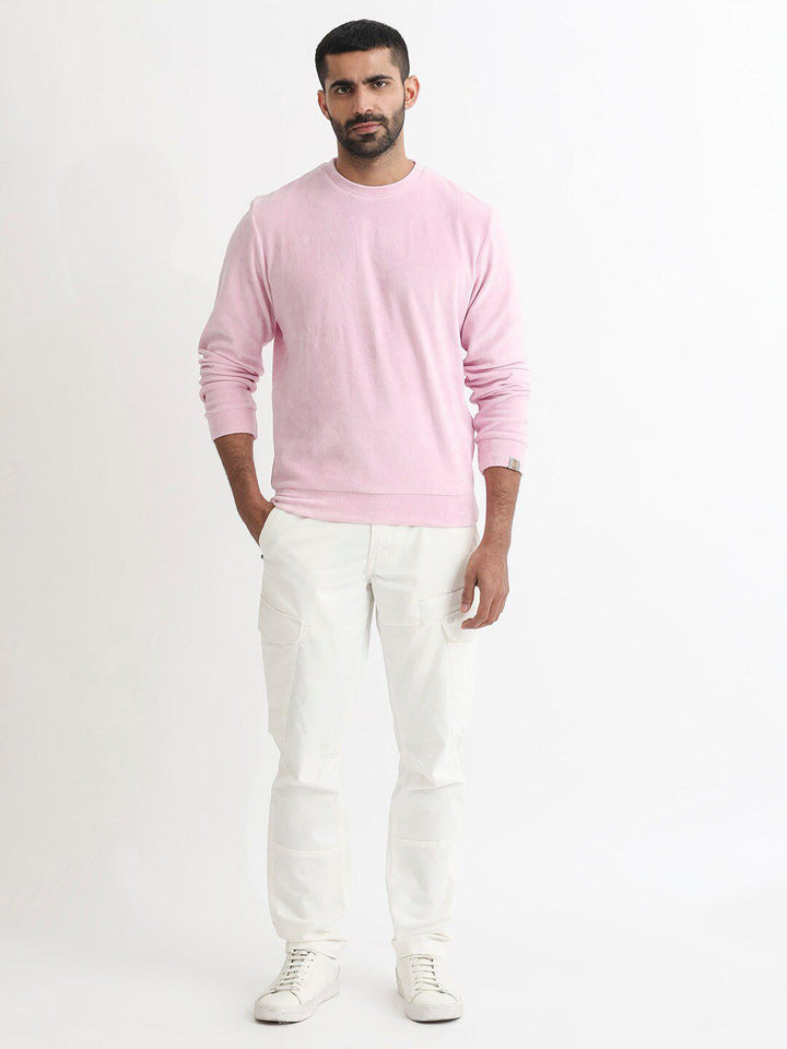 RARE RABBIT Men Dube Round Neck Sweatshirt