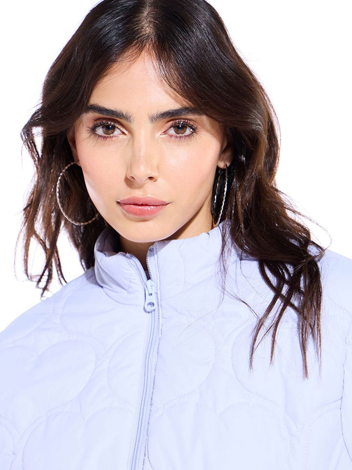 Bewakoof Mock Collar Oversized Puffer Jacket