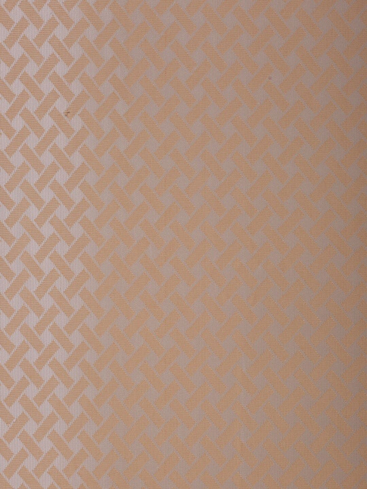 HOSTA HOMES Brown & Cream-Coloured Geometric Long Door Curtain