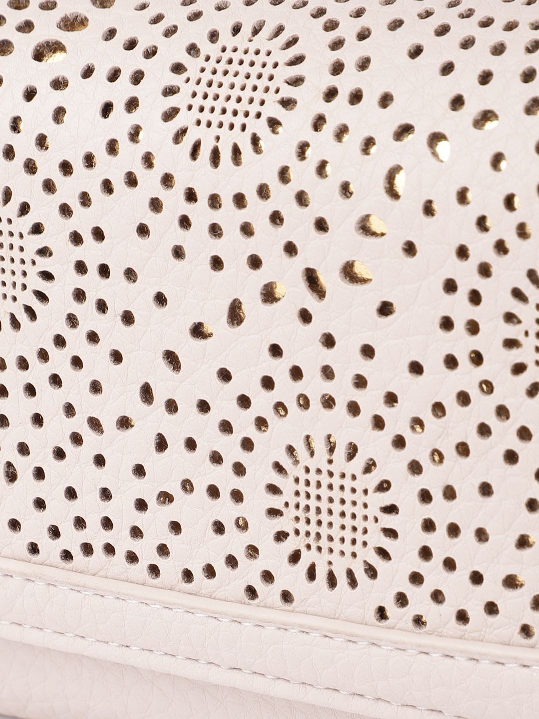 Lino Perros Women Laser Cut Detail Three Fold Wallet