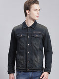 Monte Carlo Spread Collar Lightweight Denim Jacket