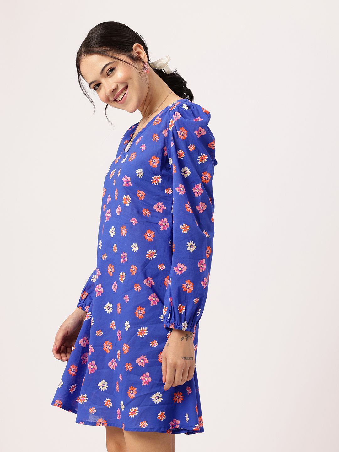 DressBerry Printed A-Line Dress