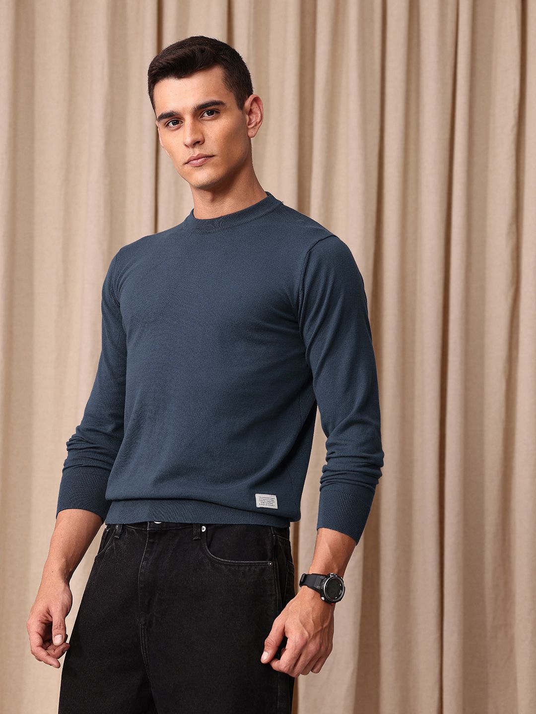 Mr Bowerbird Round Neck Tailored Pullover Sweater