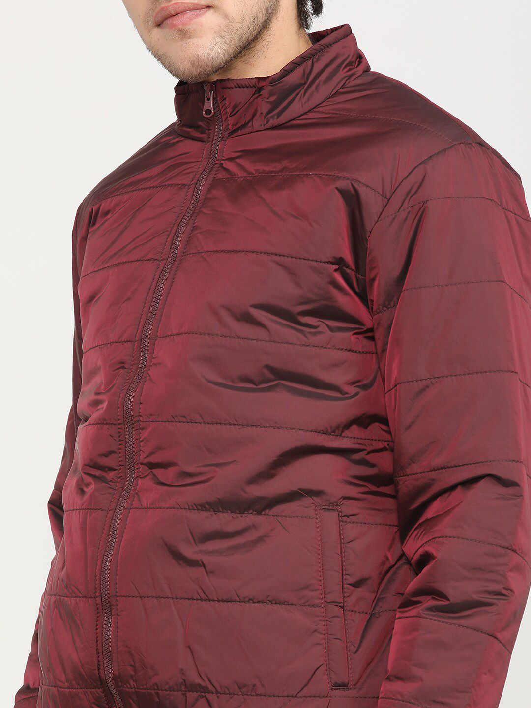 HIGHLANDER Men Red Puffer Jacket