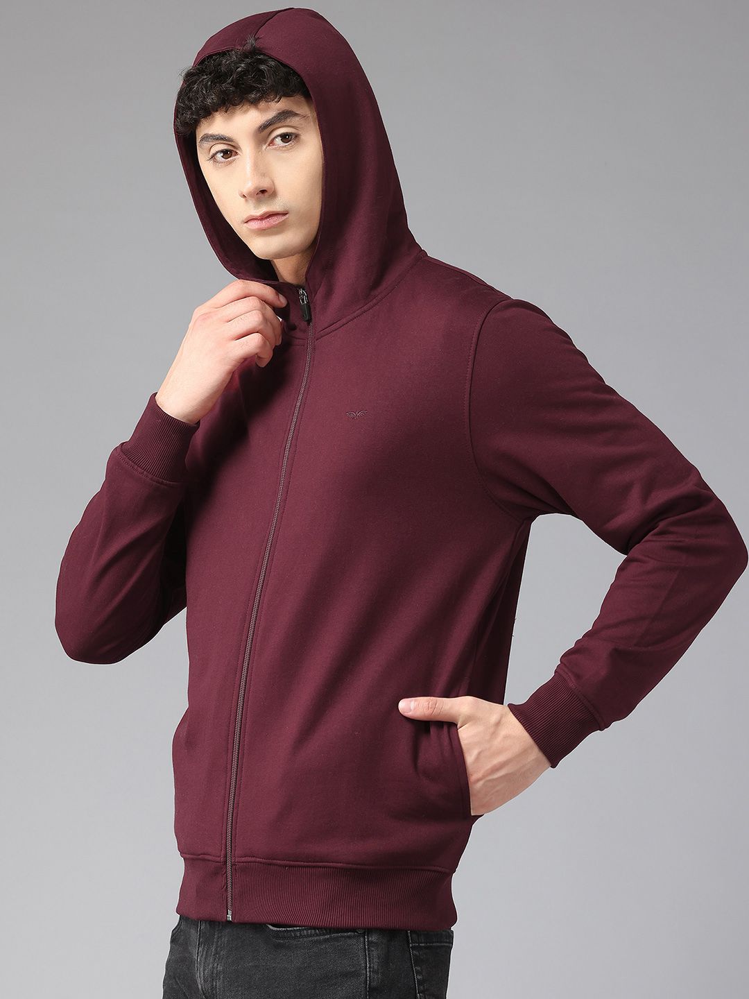 Park Avenue Slim Fit Hooded Sweatshirt