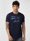 SPYKAR Men Typography Printed Cotton T-shirt