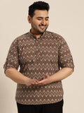 SOJANYA PLUS Geometric Printed Cotton Kurta