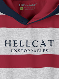 HELLCAT Boys Striped T-Shirt And Joggers