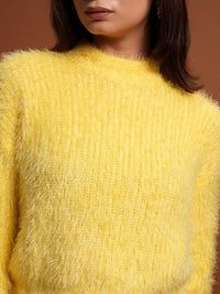 Tokyo Talkies Boucle Crop Pullover Sweater