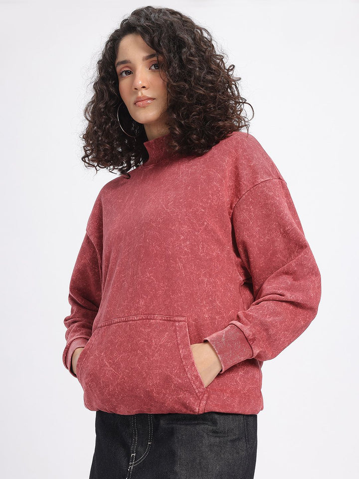 DressBerry Drop-Shoulder Relaxed Terry Sweatshirt