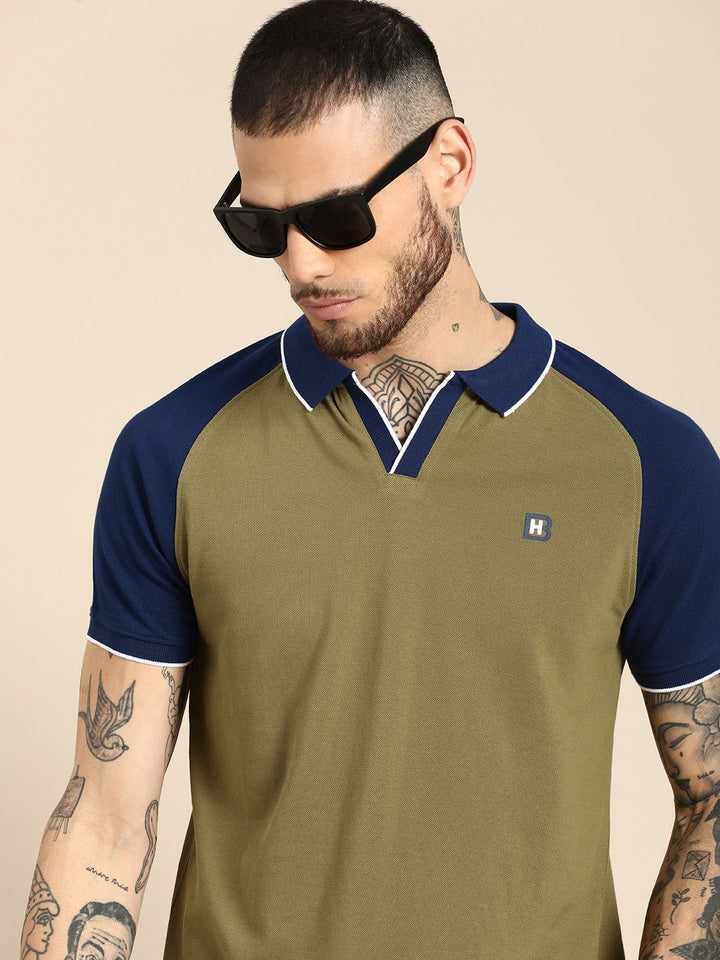Being Human Polo Collar Pure Cotton T-shirt