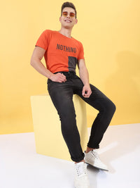 The Indian Garage Co Men Black Slim Fit Mid-Rise Clean Look Jeans