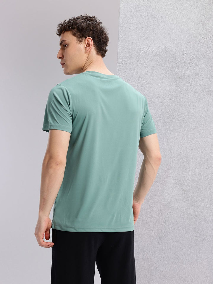 HRX by Hrithik Roshan Typography Printed Detail Regular Fit Rapid-Dry Running T-shirt