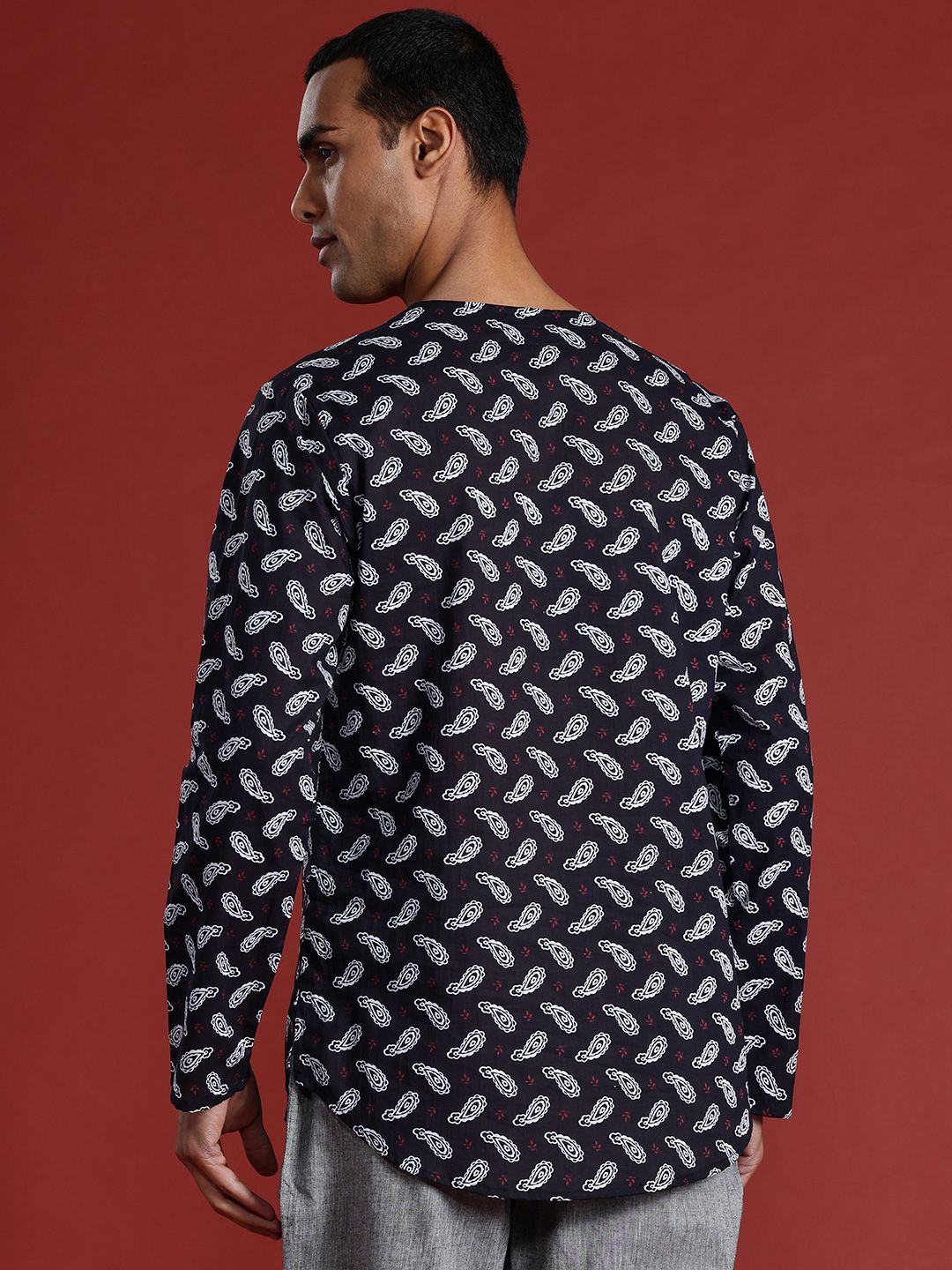 Anouk Ethnic Motifs Print Pure Cotton Kurta