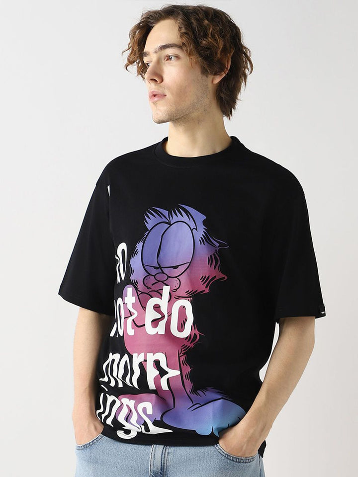 Bewakoof Men Pure Cotton & Oversized Printed T-shirt