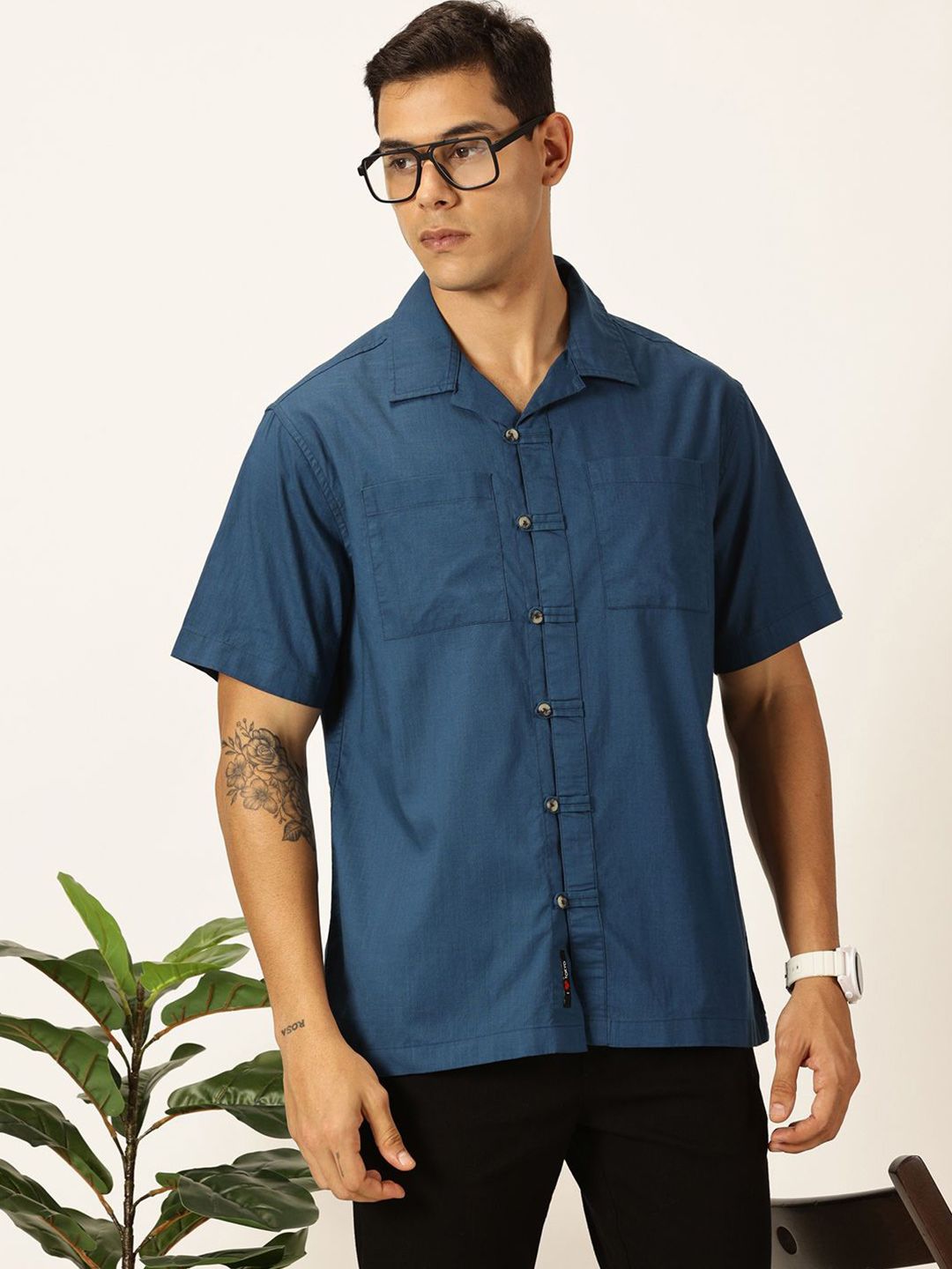 Thomas Scott Men Premium Opaque Casual Shirt