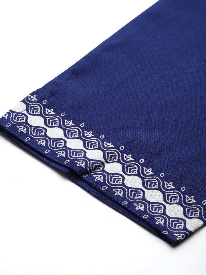 Indo Era Floral Printed Regular Kurta with Trousers