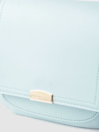 Lino Perros Women Blue Solid Sling Bag with Tasselled Detail