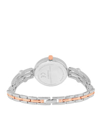 French Connection Women Dial & Stainless Steel Bracelet Style Straps Analogue Watch FCN073RTM