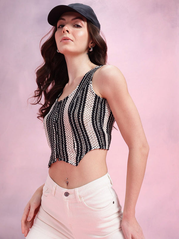 DressBerry Crochet Crop Top