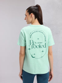 HRX by Hrithik Roshan Typography Print Pure Cotton Yoga T-shirt