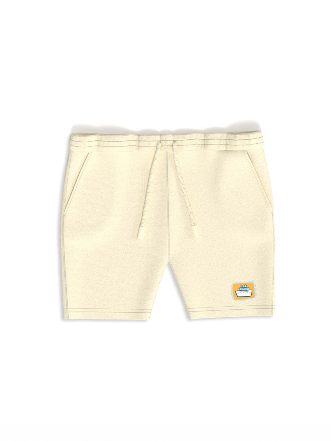Nauti Nati Boys' Pack of 2 Cotton Graphic Print Badged Shorts