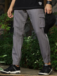 Thomas Scott Men Smart Slim Fit Mid-Rise Cargos Trousers
