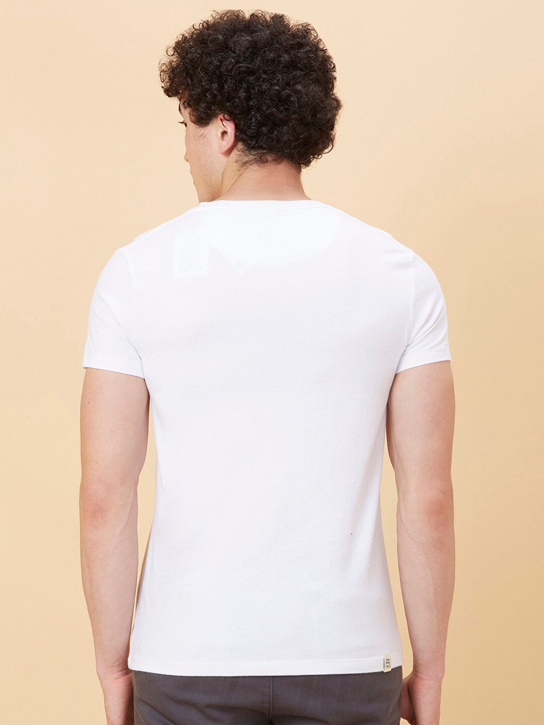 Being Human Cotton Round Neck Short Sleeves Pockets Casual T-shirt