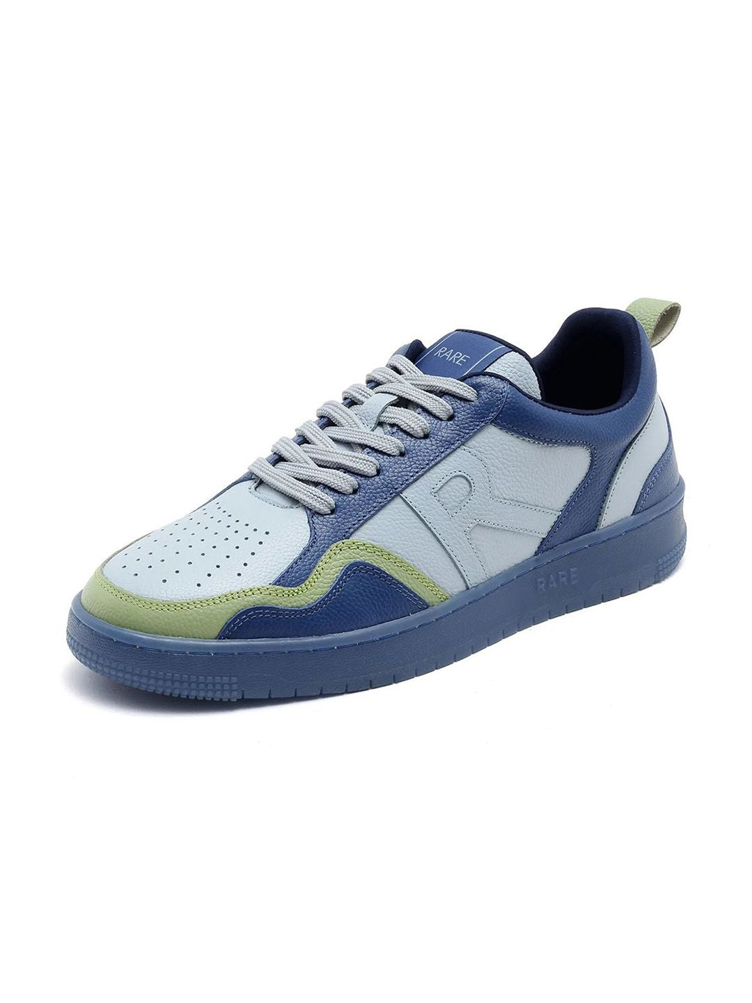 RARE RABBIT Men Colourblocked Leather Sneakers