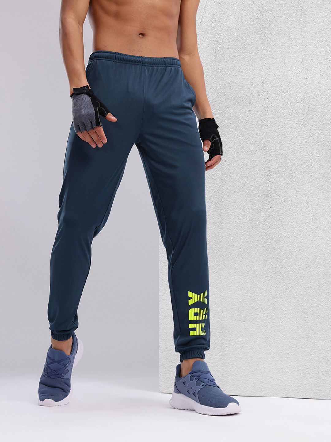 HRX by Hrithik Roshan Men Typography Print Rapid-Dry Training Joggers