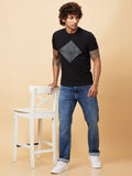 Being Human Men Printed Applique T-shirt