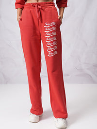Tokyo Talkies Printed Hooded Terry Relaxed fit Sweatshirt with Trousers
