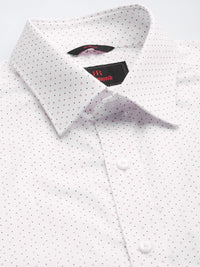 Raymond Slim Fit Printed Pure Cotton Formal Shirt