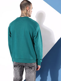 DILLINGER Men Typography Printed Oversized Sweatshirt