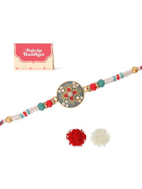 Voylla Vibrant Floral Designer Thread Rakhi
