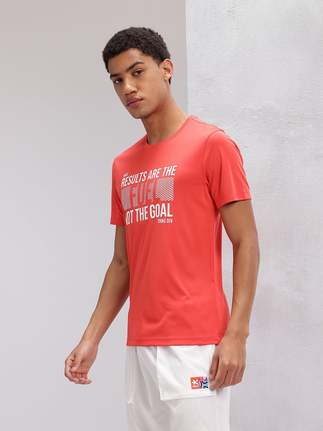 HRX by Hrithik Roshan Typography Print Regular Fit Training T-shirt