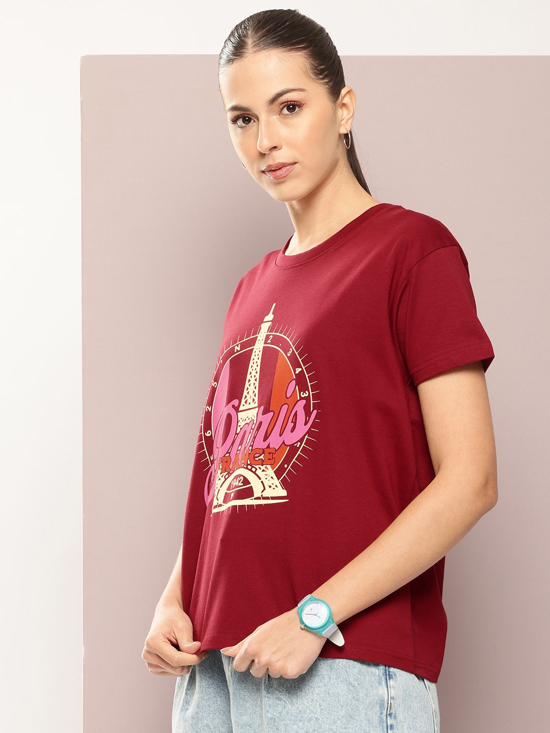 DILLINGER Printed Pure Cotton Boxy T-shirt