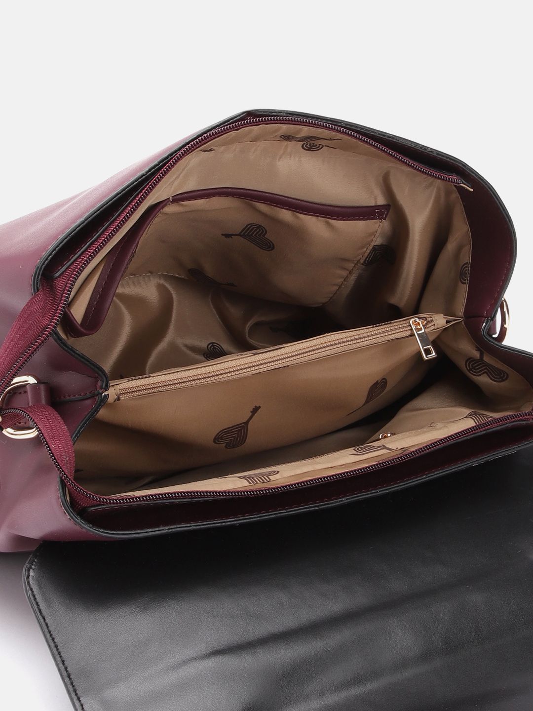The Label Life Colourblocked Structured Satchel Bag