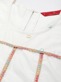 House of Pataudi Jashn Empire Gotta Patti Kurta with Salwar & Dupatta