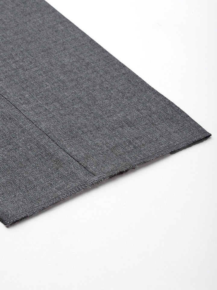 Raymond Men Textured Slim Fit Trousers