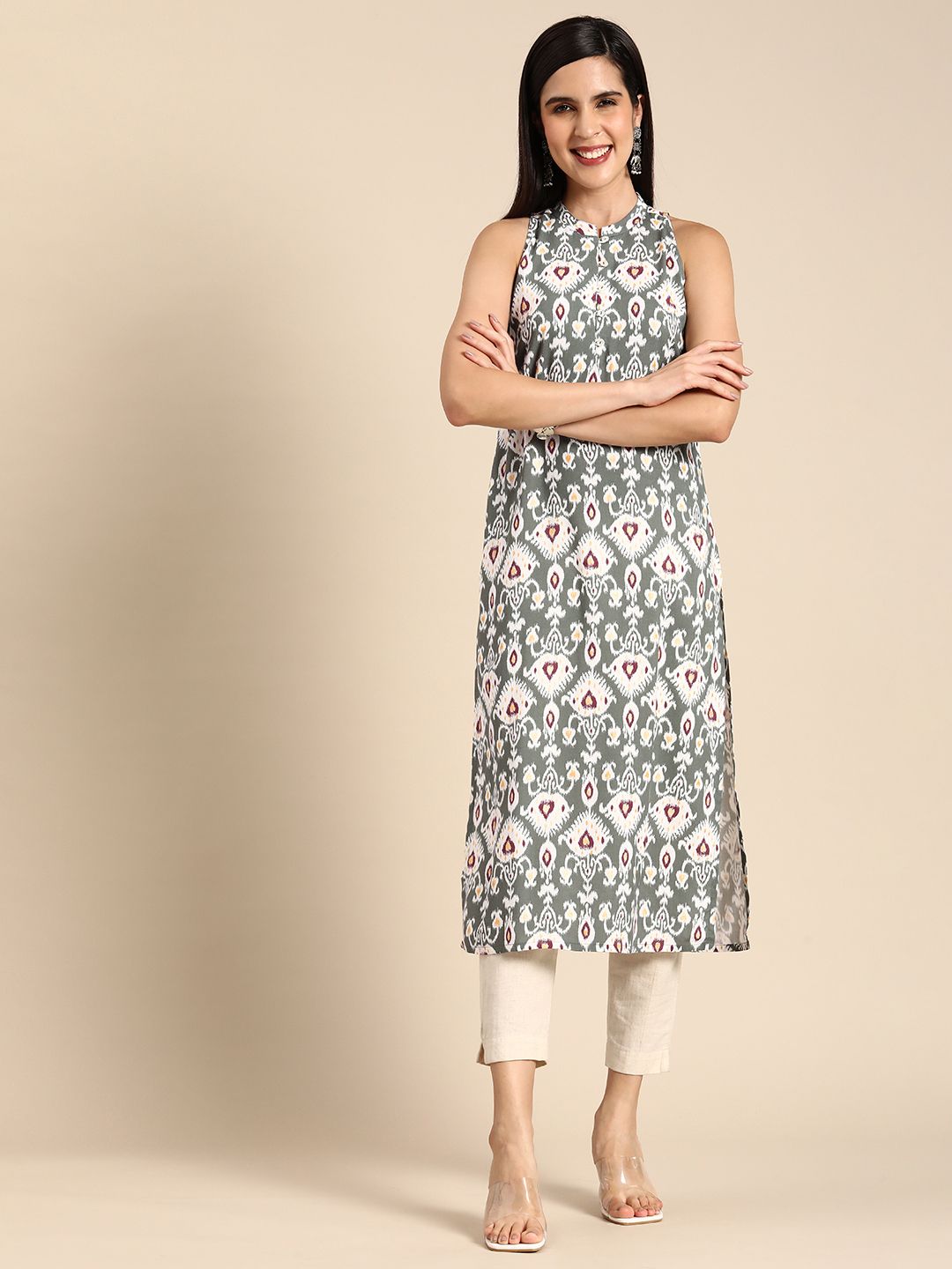 Anouk Ethnic Motifs Printed Kurta