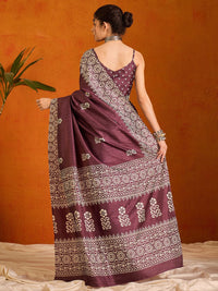 Saree mall Ethnic Motifs Bagru Sarees