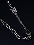 SALTY Men Silver-Plated Stainless Steel Necklace